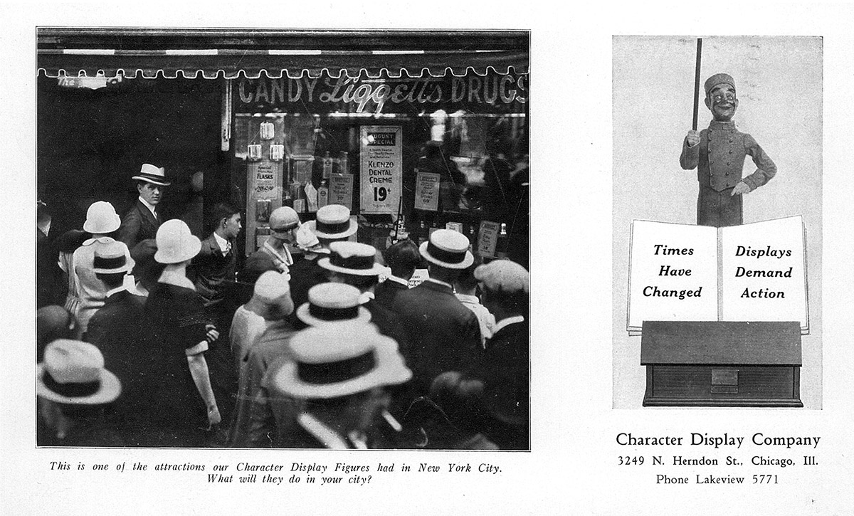 mechanical display at the world's fair news article and ad