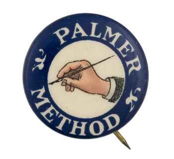 Palmer Method Advertising Busy Beaver Button Museum