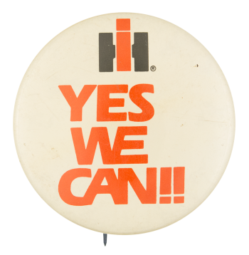 Yes We Can Advertising Button Museum