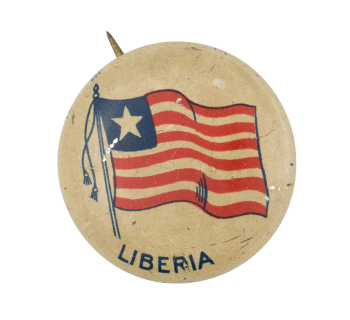 Liberia Flag Art Button Museum