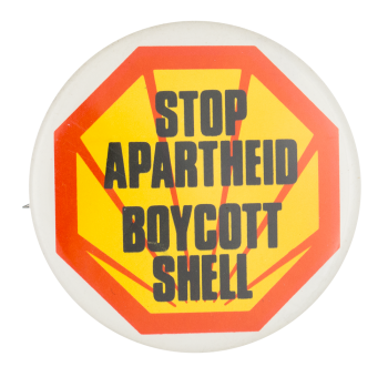 Boycott Shell Cause Button Museum