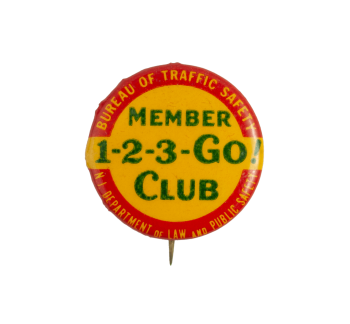 Bureau of Traffic and Safety 1-2-3 Go Club Club Busy Beaver Button Museum