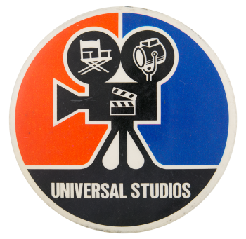 Universal Studios Camera Entertainment Busy Beaver Button Museum
