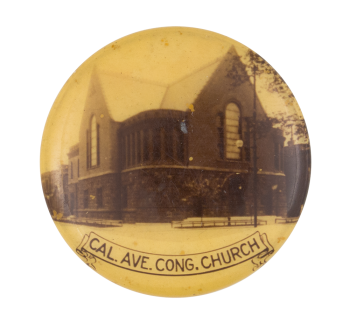 Cal. Ave. Cong. Church Event Button Museum