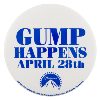 Forrest Gump Gump Happens Events Button Museum