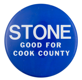 Stone for Cook County Political Button Museum