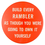 Build Every Rambler Advertising Button Museum