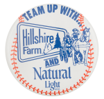 Hillshire Farm And Natural Light Beer Button Museum
