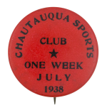 Chautauqua Sports Club Club Button Museum