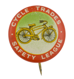 Cycle Trades Safety League Club Button Museum