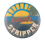 Sunset Stripper Humorous Button Museum