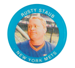 Rusty Staub New York Mets Sports Button Museum
