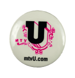 MTVU Pink Music Busy Beaver Button Museum