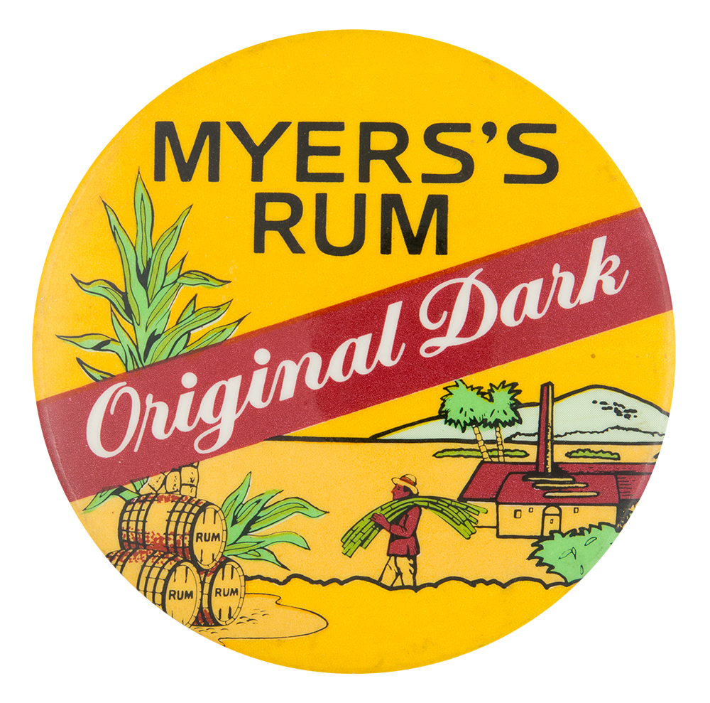 Myer s Rum Original Dark Busy Beaver Button Museum