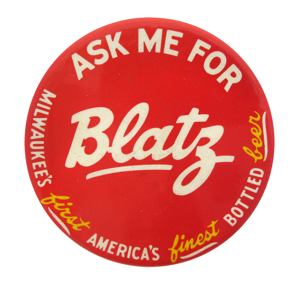 1950s Blatz Brewing Company 3½ inch Coaster Milwaukee's Finest