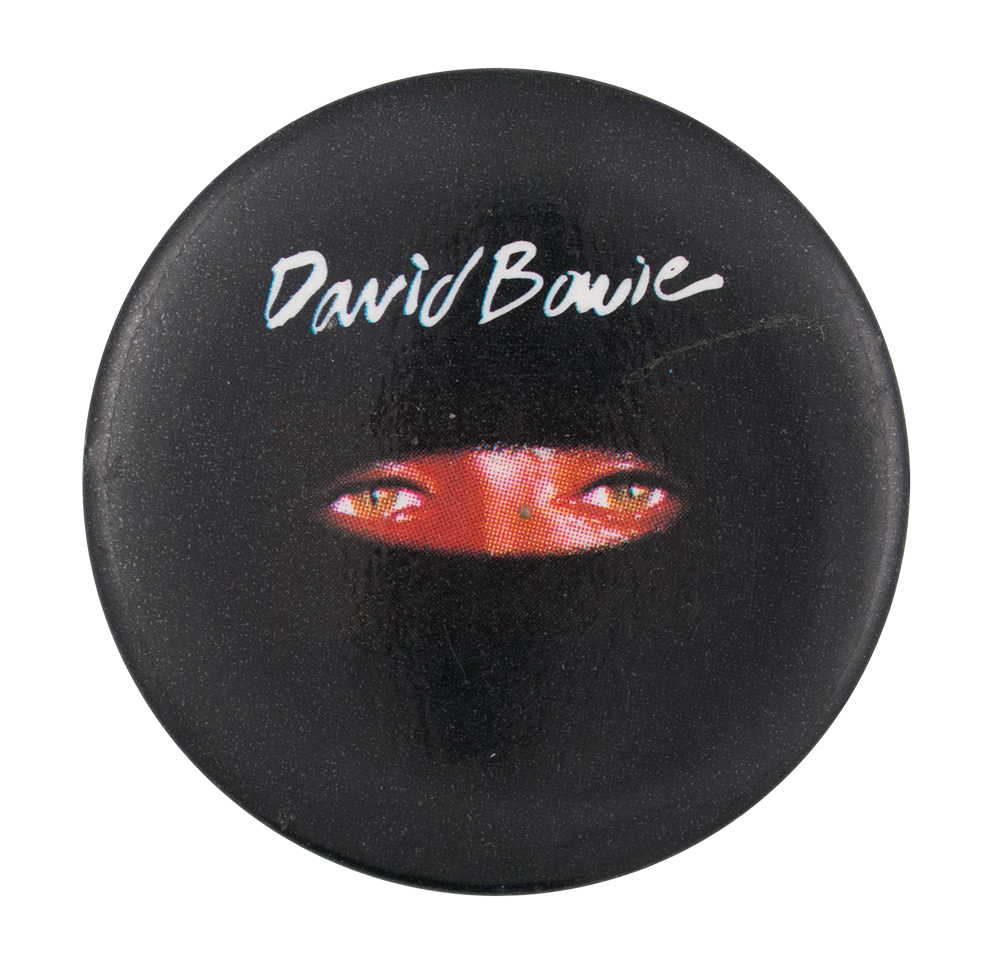 David Bowie Eyes Busy Beaver Button Museum