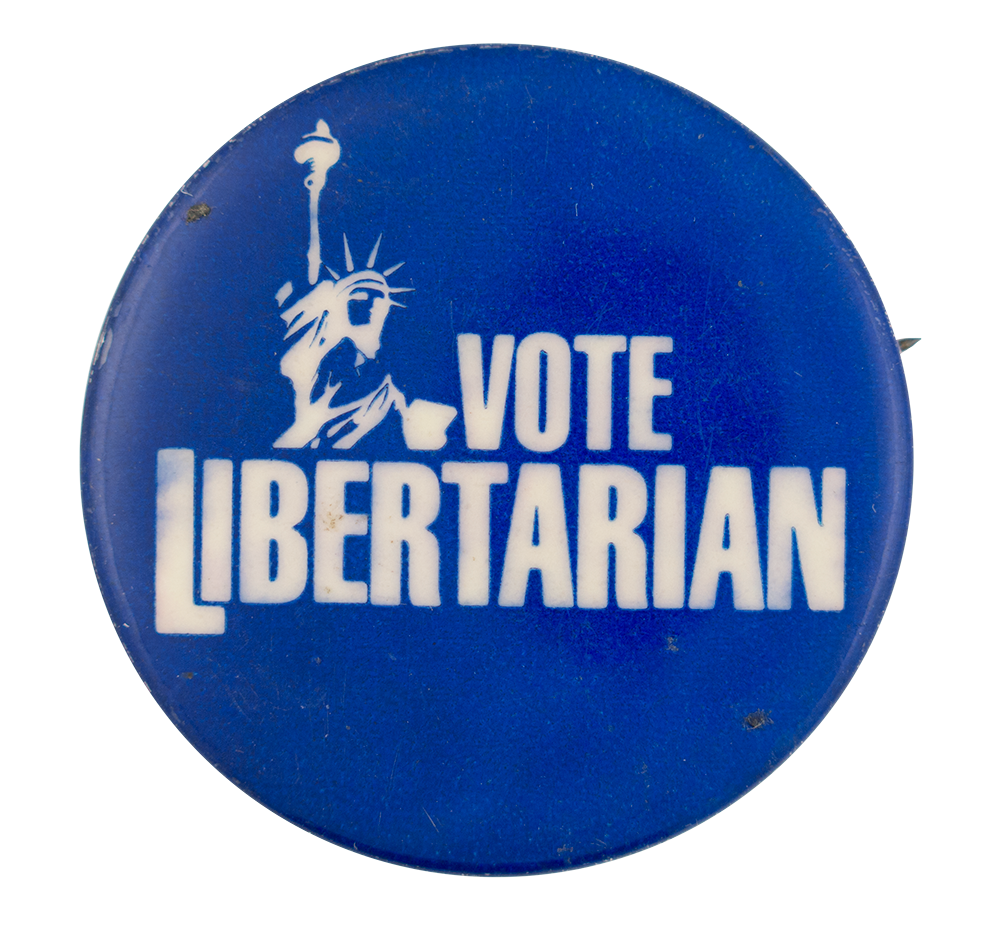 Vote Libertarian | Busy Beaver Button Museum