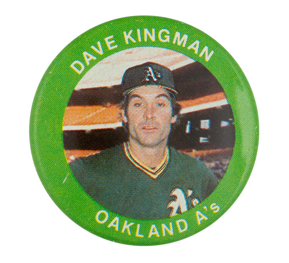 Dave Kingman Oakland A's  Busy Beaver Button Museum