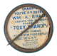 Foxy Grandpa button back Art Button Museum