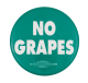 No Grapes Green Cause Button Museum