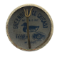 Railroad Clerks Union 1939 button back Button Museum