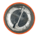 Happy Halloween Witch button back Event Button Museum