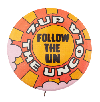 7-Up Follow the Un Advertising Busy Beaver Button Museum