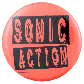 Sonic Action Advertising Busy Beaver Button Museum