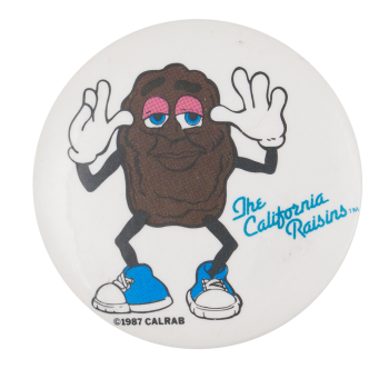 The California Raisins  Hands Advertising Button Museum