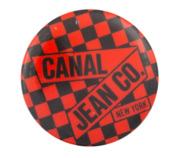 Canal Jean Co. New York Red | Busy Beaver Button Museum