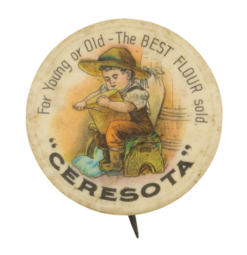 Ceresota Flour Advertising Button Museum