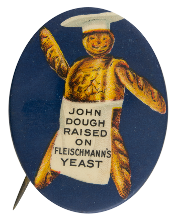 Fleischmanns Yeast Advertising Button Museum
