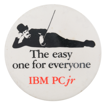IBM Easy One For Everyone Advertising Button Museum