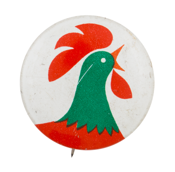 Kellogg's Corn Flakes Rooster Advertising Button Museum