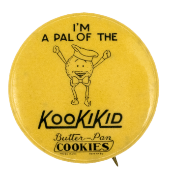 Butter Pan Cookies Koo-Ki-Kid Advertising Busy Beaver Button Museum