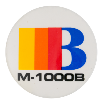 M-1000B Advertising Busy Beaver Button Museum