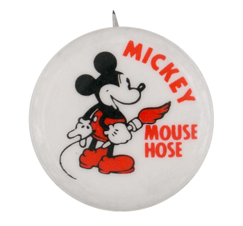 Mickey Mouse Hose Advertising Busy Beaver Button Museum