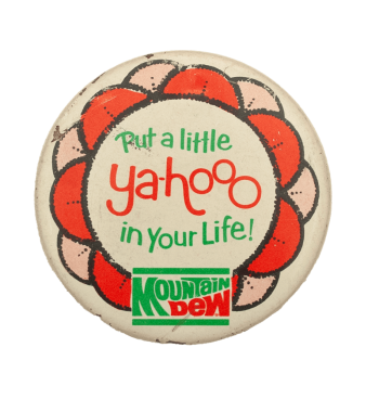 Mountain Dew Ya-hoo Advertising Busy Beaver Button Museum