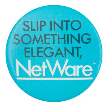 NetWare Advertising Button Museum
