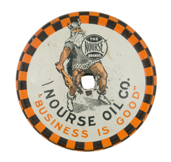Nourse Oil Company Advertising Busy Beaver Button Museum