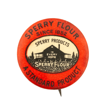 Sperry Flour Advertising Busy Beaver Button Museum