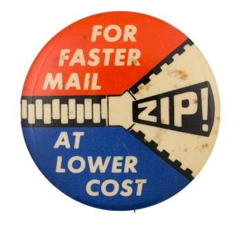 Zip Mail Advertising Busy Beaver Button Museum