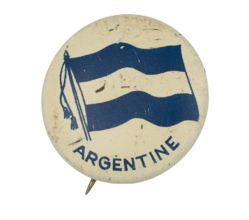 Argentine Flag Art Button Museum