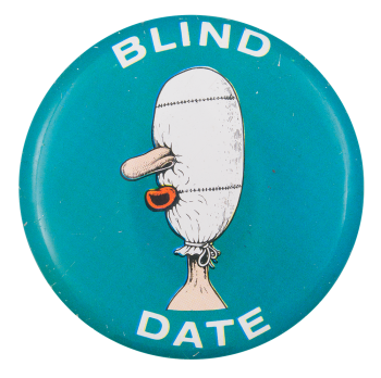 Basil Wolverton Blind Date Art Button Museum