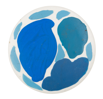 Blue Shapes Art Button Museum