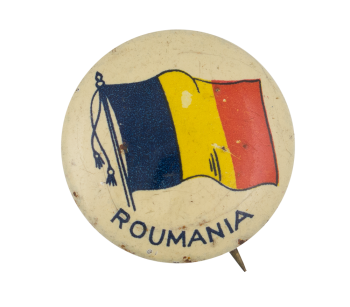 Roumania Flag  Art Button Museum