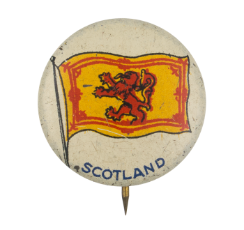 Scotland Flag Art Button Museum