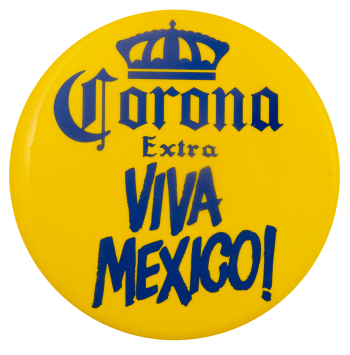 Corona Viva Mexico Beer Busy Beaver Button Museum