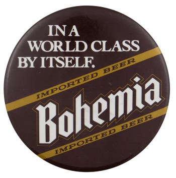 World Class Bohemia Beer Busy Beaver Button Museum