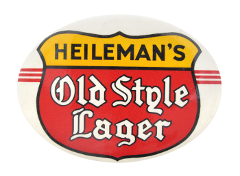 Heileman's Old Style Lager Beer Button Museum